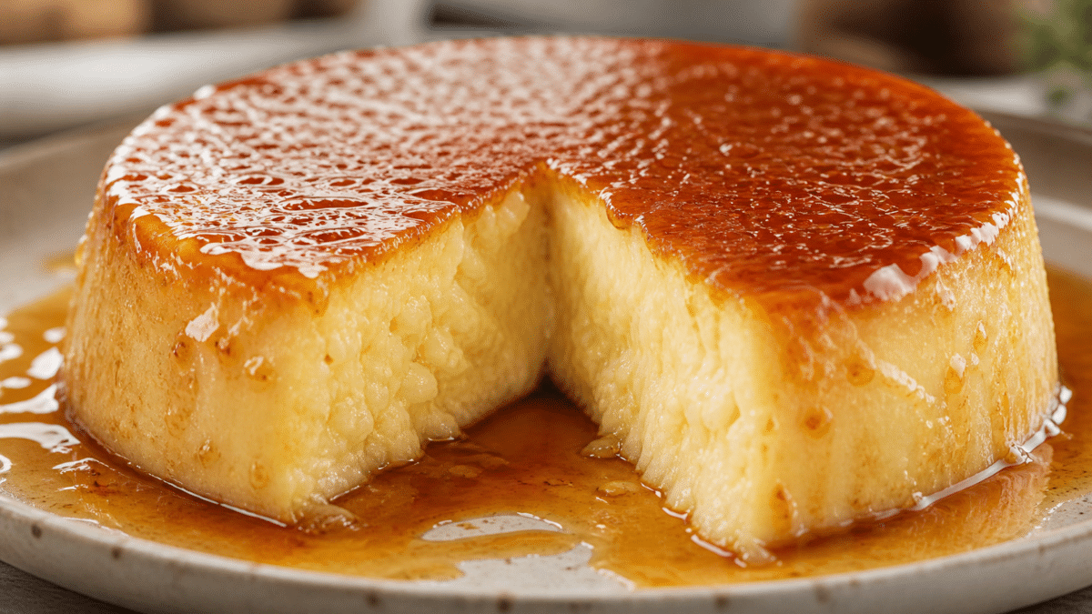 Flan à la noix de coco : un dessert caramel-coco bien pris, fondant et facile à démouler